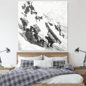Toile Passe Chilkoot - Ruée vers l'or du Yukon 1898 (Insitu(Chambre))
