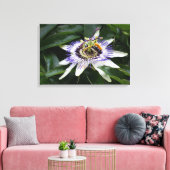 Toile Passiflora - Photographie florale (Insitu(Salon))