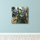 Toile passion bleue (Insitu (Plancher de Bois))