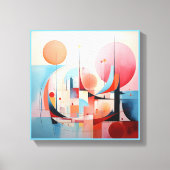 Toile Pastel abstrait 1 de 4 (Recto)