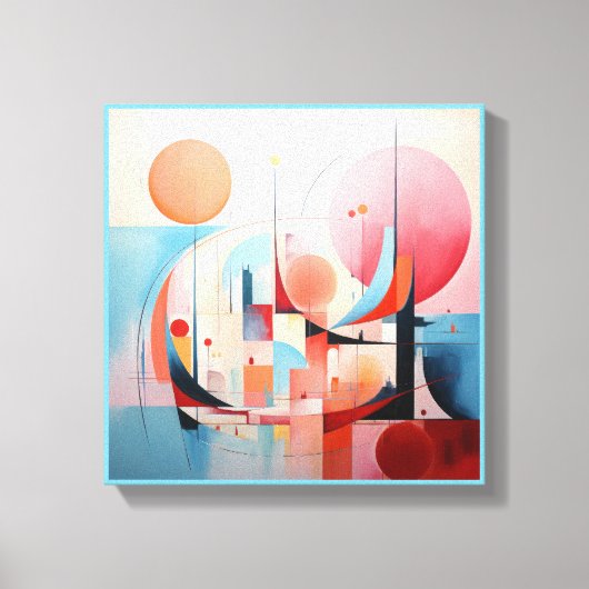 Toile Pastel abstrait 1 de 4 (Recto)