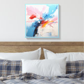 Toile Pastel abstrait 3 de 4 (Insitu(Chambre))