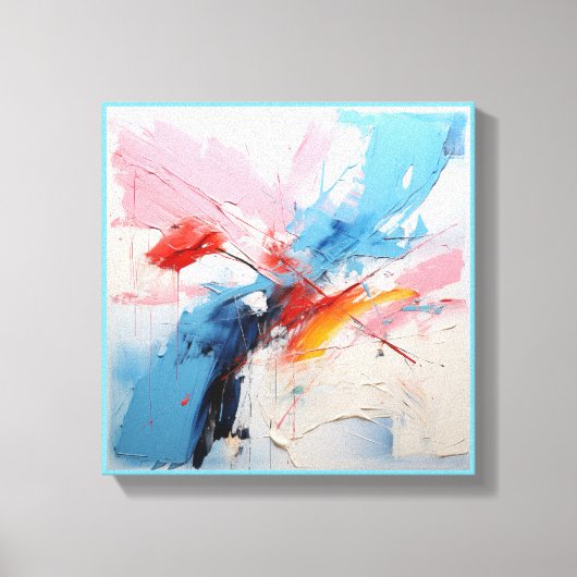 Toile Pastel abstrait 3 de 4 (Recto)