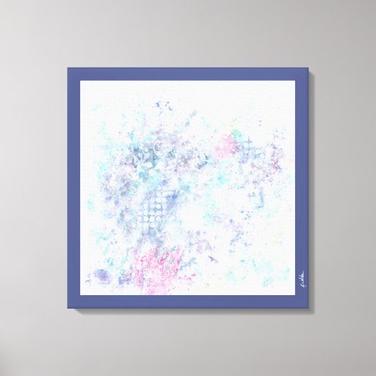 Toile Pastel Art Abstrait (Recto)