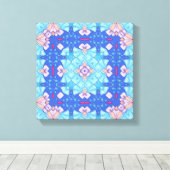 Toile Pastel Blues Serenity Abstract Home Wall Art (Insitu (Plancher de Bois))