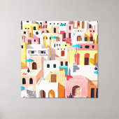 Toile Pastel Cityscape (Recto)