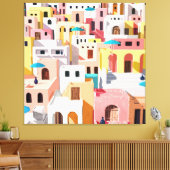 Toile Pastel Cityscape (Insitu(Salon))