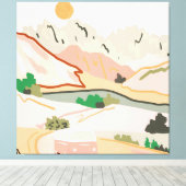 Toile Pastel Journey (Insitu (Plancher de Bois))