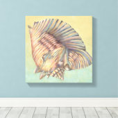 Toile Pastel Large Conch Shell (Insitu (Plancher de Bois))