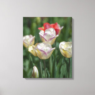 Toile Pastel Tulips