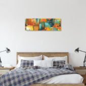 Toile Patchwork d'automne Abstrait (Insitu(Chambre))
