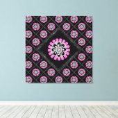 Toile Patchwork diagonale flou (Insitu (Plancher de Bois))