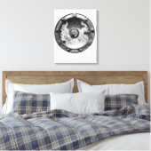 Toile Paten avec un médaillon représentant le Dernier (Insitu(Chambre))