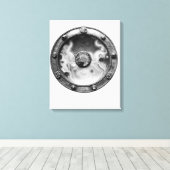 Toile Paten avec un médaillon représentant le Dernier (Insitu (Plancher de Bois))