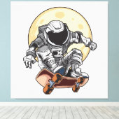 Toile Patinage des astronautes (Insitu (Plancher de Bois))