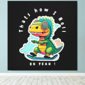 Toile Patinage pour bébés Dinosaures | C'est comme ça qu (Insitu (Plancher de Bois))