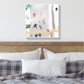 Toile Patinage sur glace en cours (Insitu(Chambre))