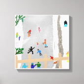 Toile Patinage sur glace en cours (Recto)