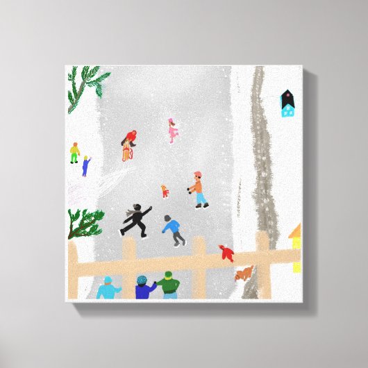 Toile Patinage sur glace en cours (Recto)