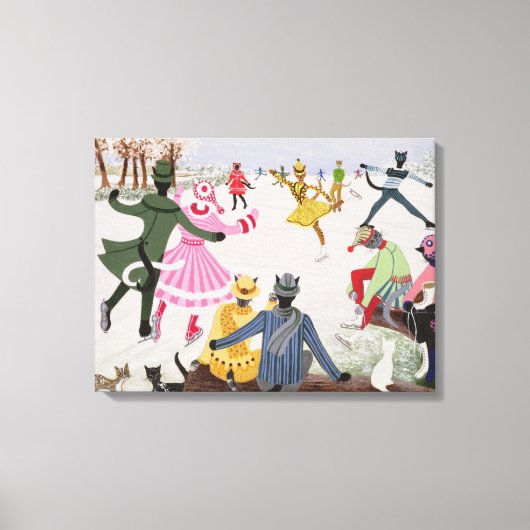 Toile Patinage sur glace fine (Recto)