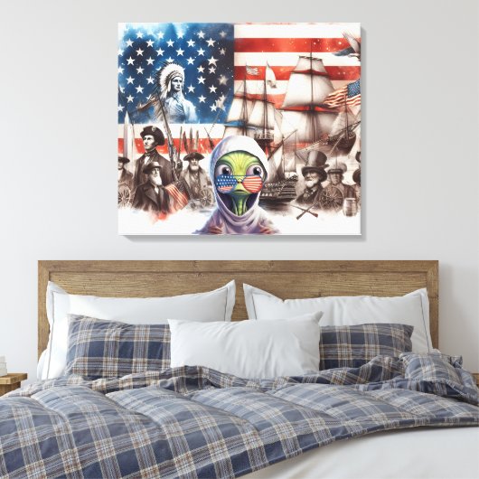 Toile Patriote Cosmique (Insitu(Chambre))