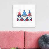 Toile Patriotic Gnome Trio Vintage Vector Shirt Design_1 (Insitu(Salon))