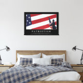 Toile Patriotisme : Citation inspirante (Insitu(Chambre))