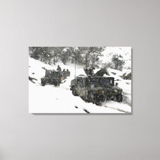 Toile patrouille des Marines américains dans le col Khow (Recto)