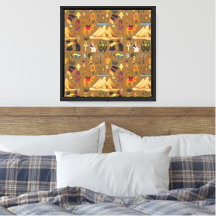 Pattern Ancient Egyptian Hieroglyphic Symbol 