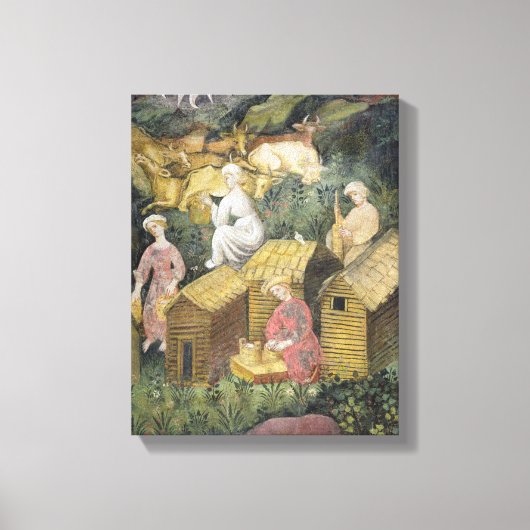 Toile Pâturages de montagne (Recto)