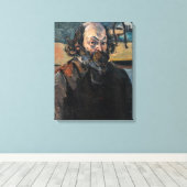 Toile Paul Cezanne - Autoportrait (Insitu (Plancher de Bois))