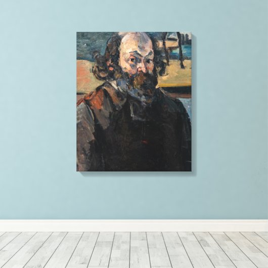Toile Paul Cezanne - Autoportrait (Insitu (Plancher de Bois))