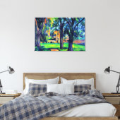 Toile Paul Cezanne - Châtaignier et Ferme, (Insitu(Chambre))