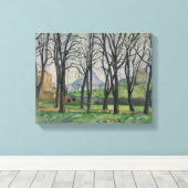 Toile Paul Cezanne | Châtaigniers à Jas de Bouffan, c (Insitu (Plancher de Bois))
