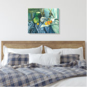 Toile Paul Cezanne Demeure Vie Pommes et Primroses (Insitu(Chambre))