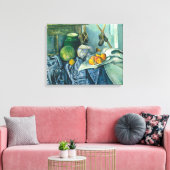 Toile Paul Cezanne Demeure Vie Pommes et Primroses (Insitu(Salon))