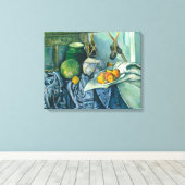 Toile Paul Cezanne Demeure Vie Pommes et Primroses (Insitu (Plancher de Bois))