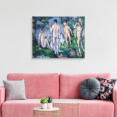 Toile Paul Cezanne - Groupe des Bathères (Insitu(Salon))