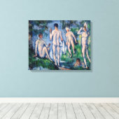 Toile Paul Cezanne - Groupe des Bathères (Insitu (Plancher de Bois))