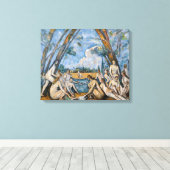 Toile Paul Cezanne - Les Grandes Baigneuses (Insitu (Plancher de Bois))