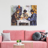 Toile Paul Cezanne - Les Joueurs De Cartes (Insitu(Salon))