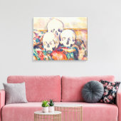 Toile Paul Cezanne - Les Trois Crânes Aquarelle (Insitu(Salon))