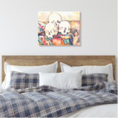 Toile Paul Cezanne - Les Trois Crânes Aquarelle (Insitu(Chambre))