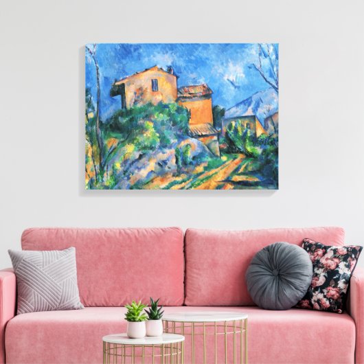 Toile Paul Cezanne "Maison Maria avec vue sur Château (Insitu(Salon))