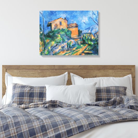 Toile Paul Cezanne "Maison Maria avec vue sur Château (Insitu(Chambre))