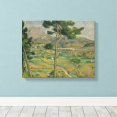 Toile Paul Cezanne - Mont Sainte-Victoire (Insitu (Plancher de Bois))