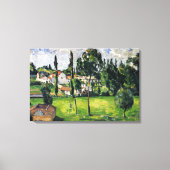 Toile Paul Cezanne - Paysage avec ligne de flottaison, (Recto)