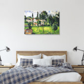 Toile Paul Cezanne - Paysage avec ligne de flottaison, (Insitu(Chambre))