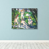 Toile Paul Cezanne - Quatre Baigneuses (Insitu (Plancher de Bois))