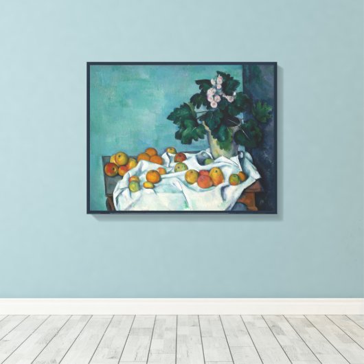 Toile Paul Cezanne Still Life With Apples Fine Art (Insitu (Plancher de Bois))